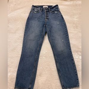 Blue jeans really beautiful with button details